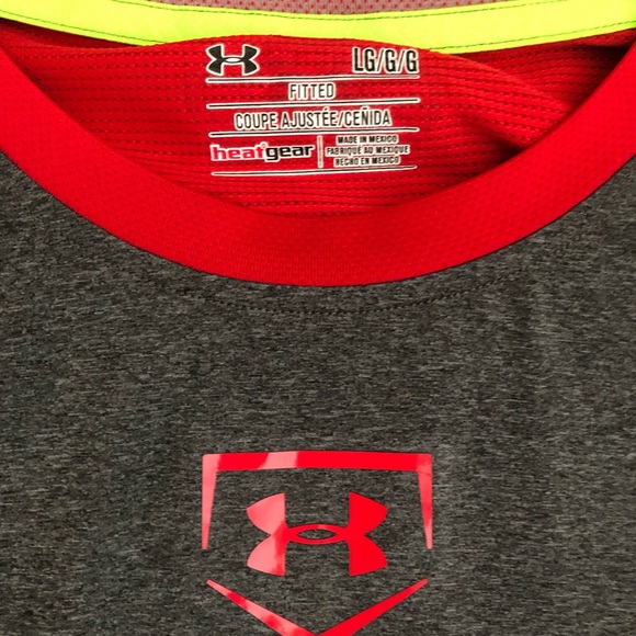 Large Under Armour Red Dri-Fit long sleeve - Picture 2 of 2